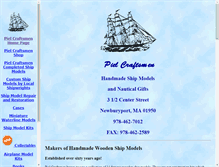 Tablet Screenshot of pielcraftsmen.com